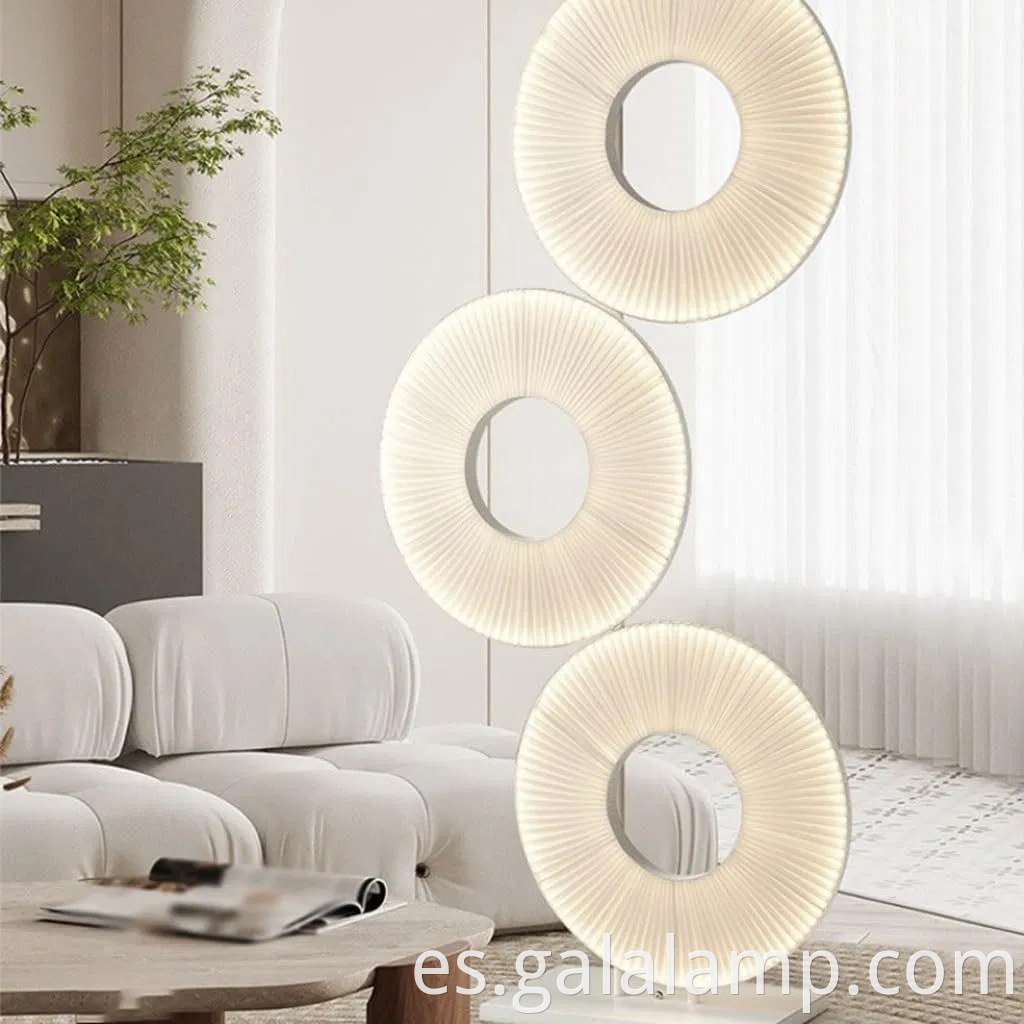 Lámpara de tela de lujo para iluminación de habitación creativa personalizada